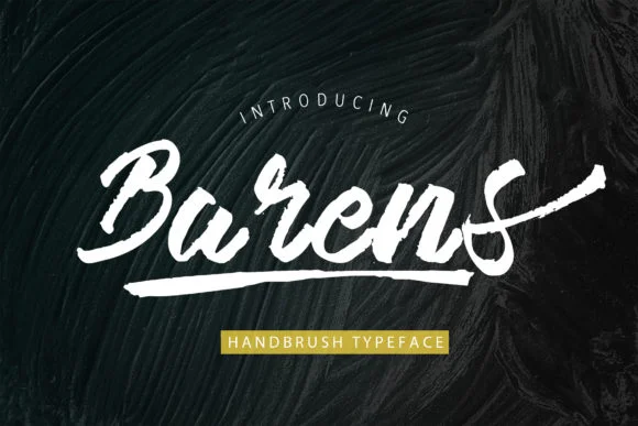 Barens Font by Kines.studio — Script Handwritten Font