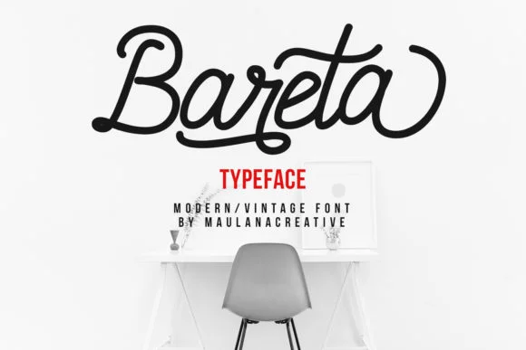 Bareta Font by Maulana Creative — Script Handwritten Font