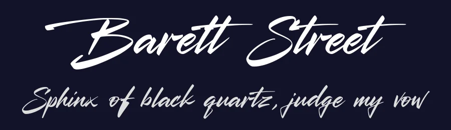 Barett Street by Cat.B — Script Handwritten Font — thumbnail 2