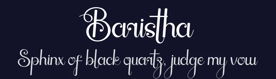 Baristha by NeutroneLabs — Decorative Font — thumbnail 2