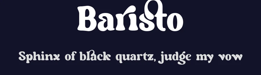 Baristo by ToniStudio — Decorative Font — thumbnail 2