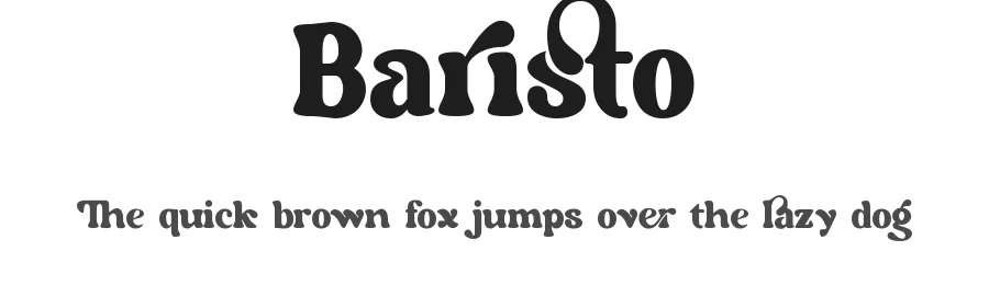 Baristo by ToniStudio — Decorative Font