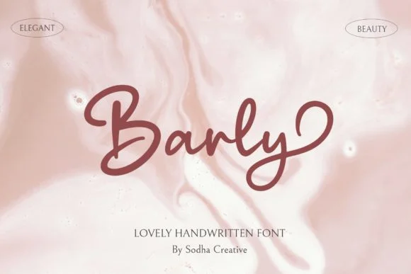 Barly by sodhacreative — Script Handwritten Font
