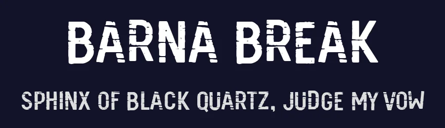 Barna Break by Woodcutter — Decorative Font — thumbnail 2