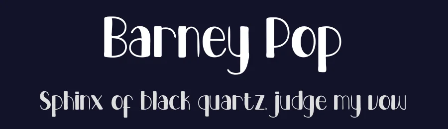 Barney Pop by StringLabs Creative Studio — Decorative Font — thumbnail 2