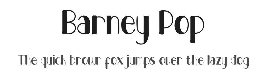 Barney Pop by StringLabs Creative Studio — Decorative Font