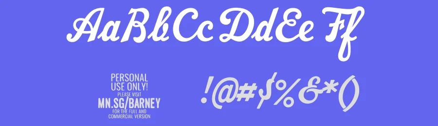 Barney Script by Måns Grebäck — Script Handwritten Font — thumbnail 3