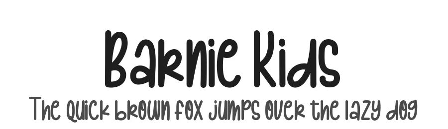 Barnie Kids by StringLabs Creative Studio — Decorative Font