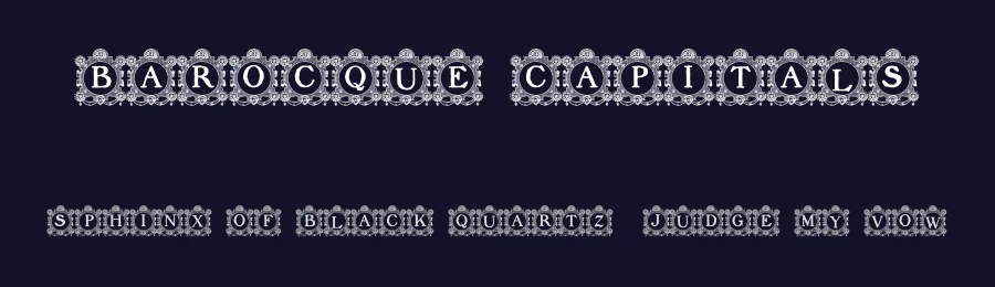 Barocque Capitals by Intellecta Design — Decorative Font — thumbnail 2