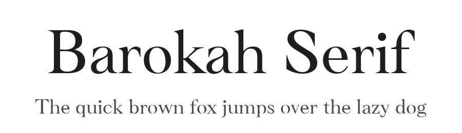 Barokah Serif