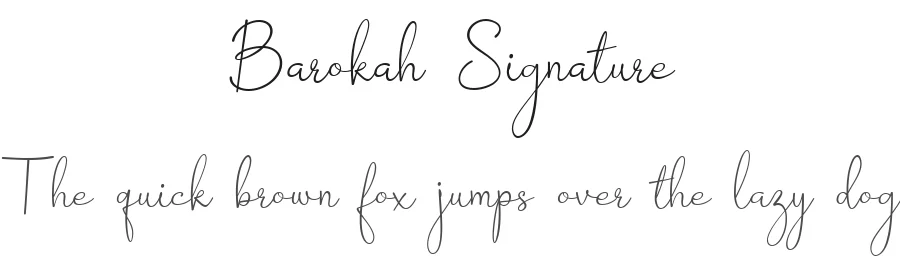 Barokah Signature