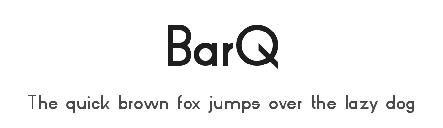 BarQ by Typesgal — Sans Serif Font
