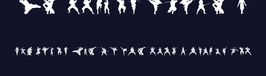 Barrel of Ninjas by Iconian Fonts — Dingbats Font — thumbnail 2