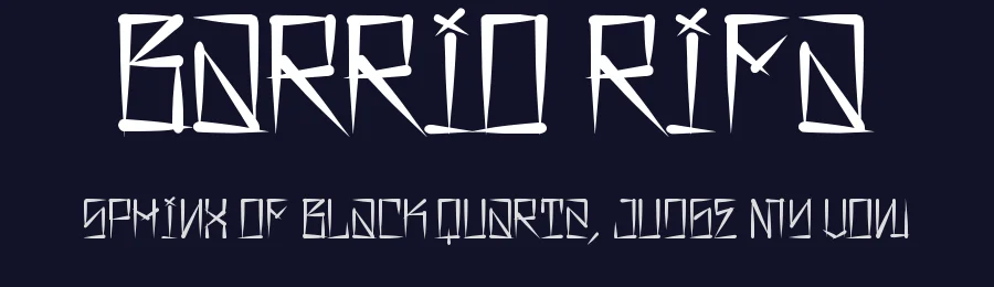 Barrio Rifa by Richie Mx — Script Handwritten Font — thumbnail 2
