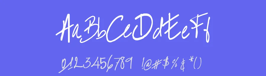 Bart Handschrift by Bart DeRuiter — Script Handwritten Font — thumbnail 3