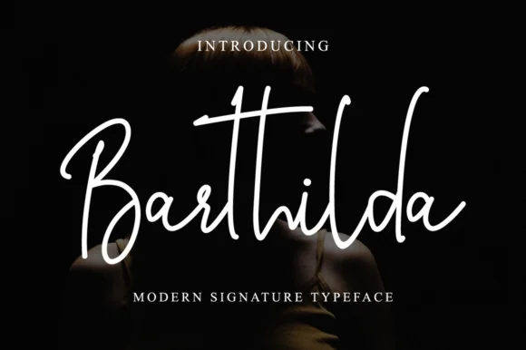 Barthilda Font by fanastudio β Script Handwritten Font