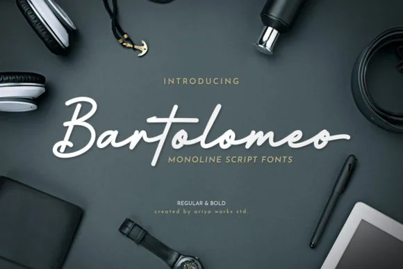 Bartolomeo Font by Ariya Works Studio — Script Handwritten Font