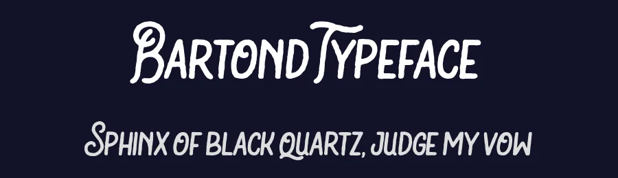 Bartond Typeface by Tacikworks — Decorative Font — thumbnail 2