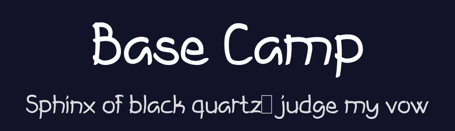 Base Camp by setyaisiam _type — Script Handwritten Font — thumbnail 2
