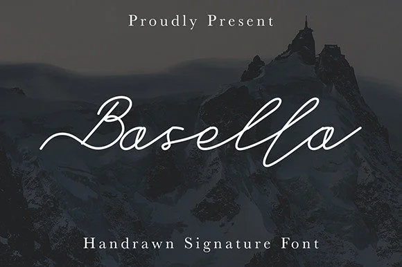 Basella Font by esaprasetio — Script Handwritten Font