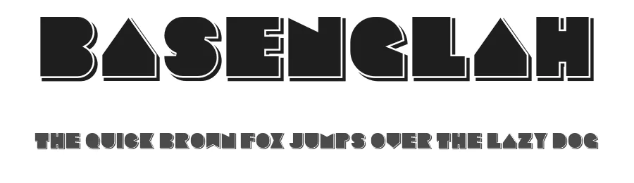 Basenglah by Arterfak Project — Decorative Font