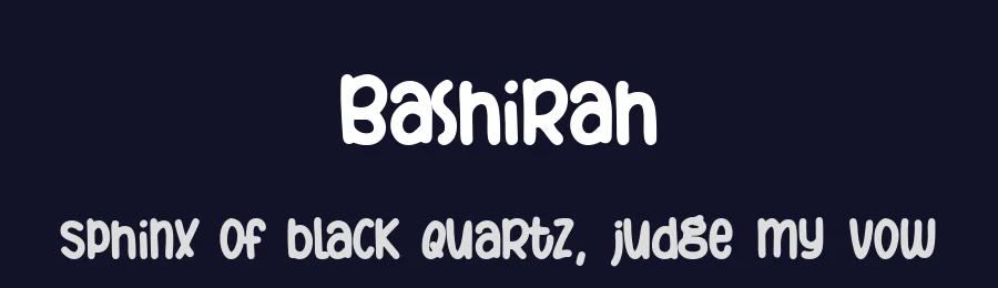 Bashirah by Cititype — Decorative Font — thumbnail 2