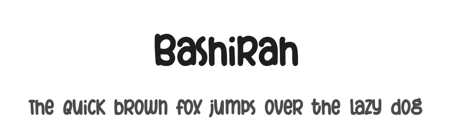Bashirah by Cititype — Decorative Font