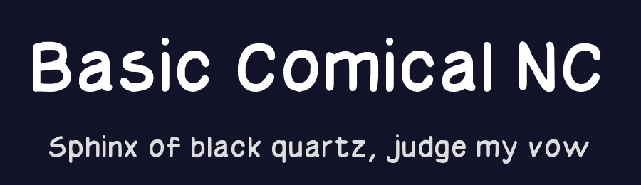 Basic Comical NC by Jayvee Enaguas — Decorative Font — thumbnail 2