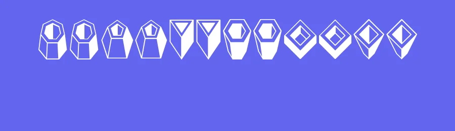 Basic Objects by Vladimir Nikolic — Dingbats Font — thumbnail 3