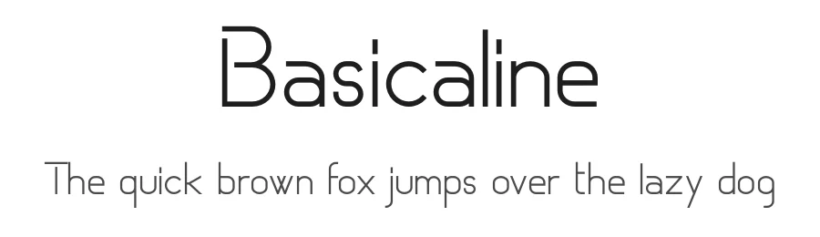 Basicaline by Robin Campistron — Sans Serif Font