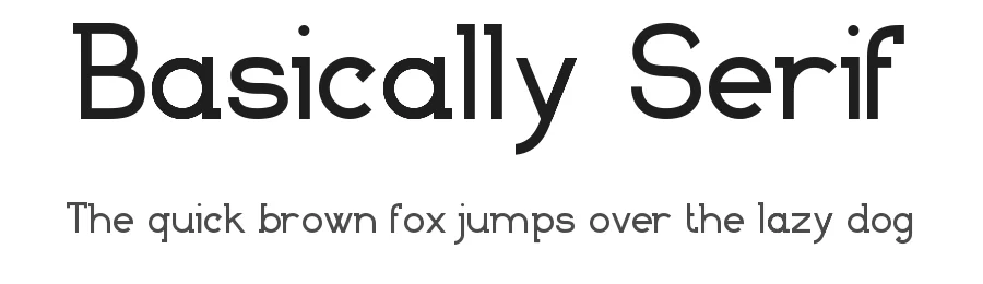 Basically Serif
