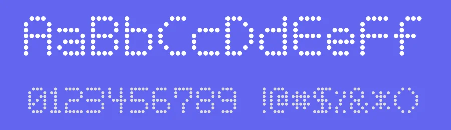 Basicdots by Flucky Frog — Display Font — thumbnail 3