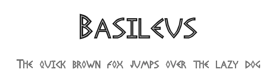 Basileus by The Scriptorium β Decorative Font