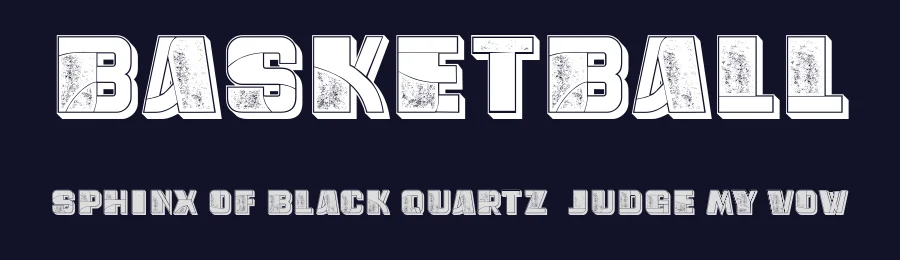 Basketball by Vladimir Nikolic — Decorative Font — thumbnail 2