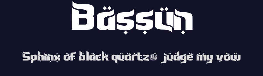 Bassun by twinletter — Decorative Font — thumbnail 2
