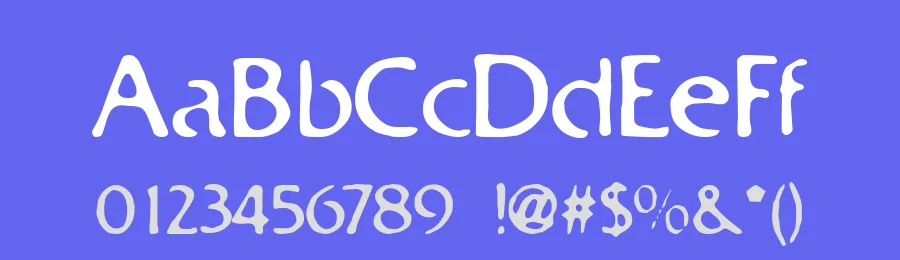 Bastard by Toke Nigaard — Decorative Font — thumbnail 3