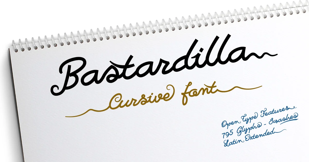 Bastardilla Font by Fernando Haro โ Script Handwritten Font