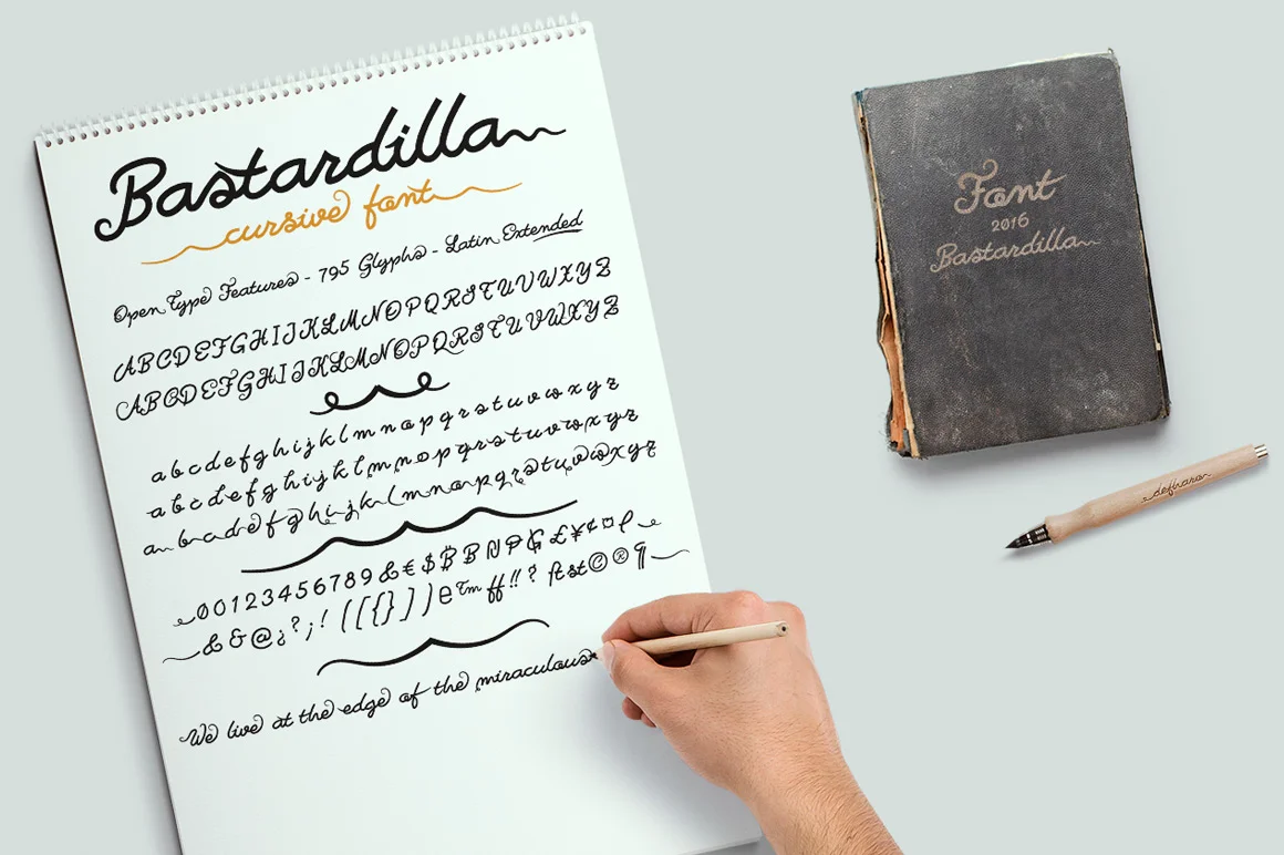 Bastardilla Font by Fernando Haro — Script Handwritten Font — thumbnail 2