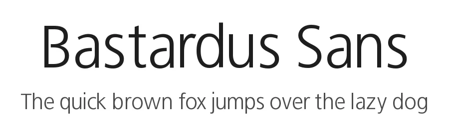 Bastardus Sans by Manfred Klein — Sans Serif Font