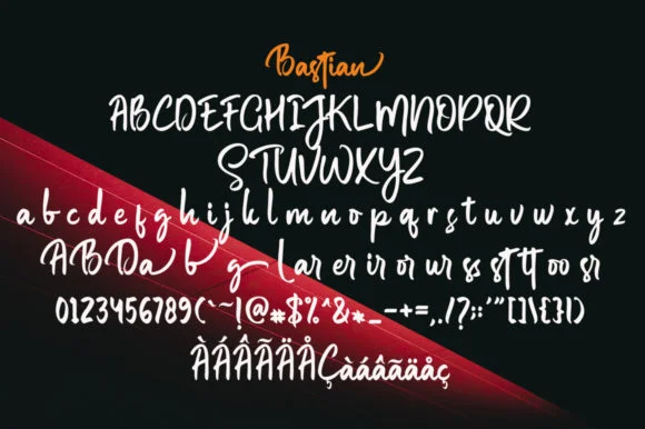 Bastian Font by akifatype by akifatype — Script Handwritten Font — thumbnail 7