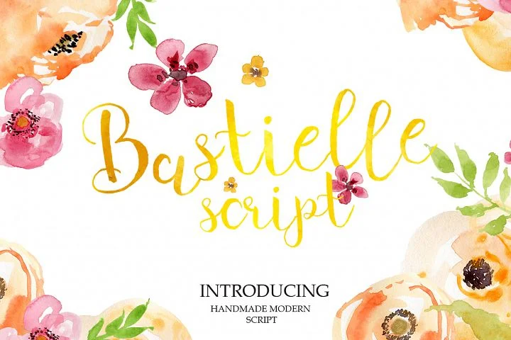 Bastielle Font by Leonard Posavec β Script Handwritten Font