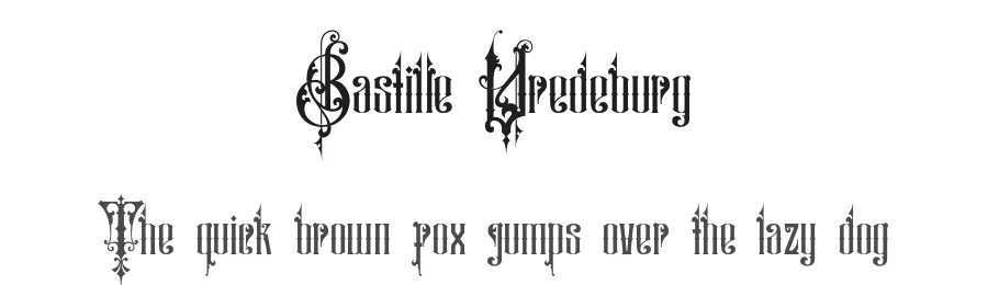 Bastille Vredeburg by Taznix Creative — Blackletter Font