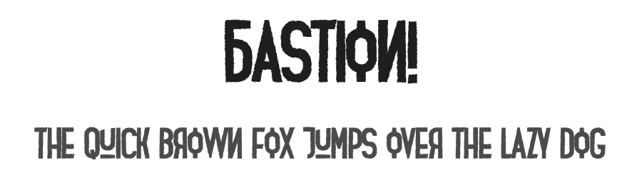 Bastion! by Leonard Posavec - LeoSupply.co — Decorative Font