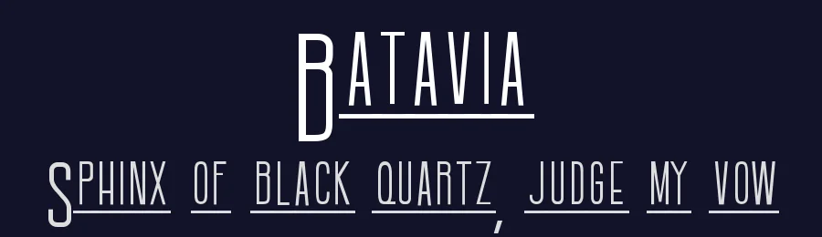 Batavia by Istiko Rahadi — Decorative Font — thumbnail 2