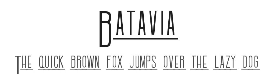 Batavia by Istiko Rahadi β Decorative Font