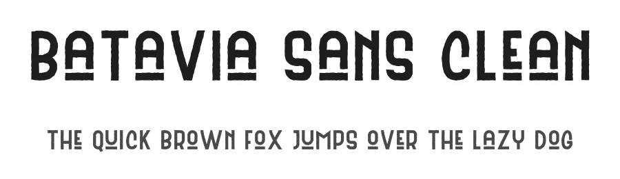 Batavia Sans Clean