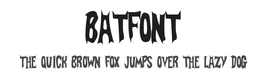 BatFont by Gaut Fonts β Decorative Font
