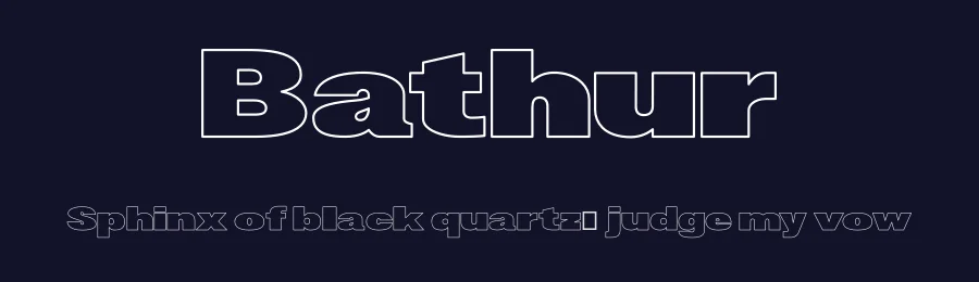 Bathur by 4RM Font — Sans Serif Font — thumbnail 2