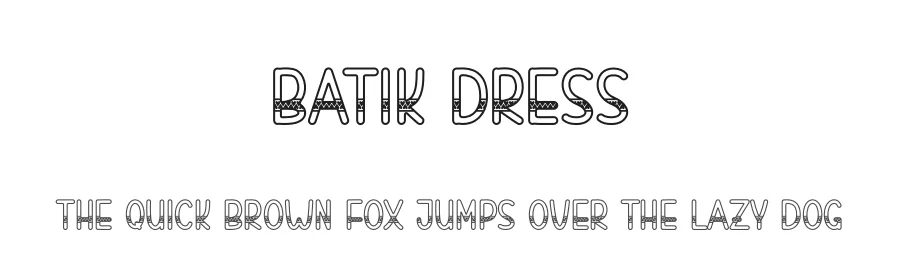 Batik Dress