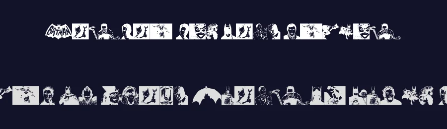 Batman The Dark Knight by xstreamed.tv — Dingbats Font — thumbnail 2